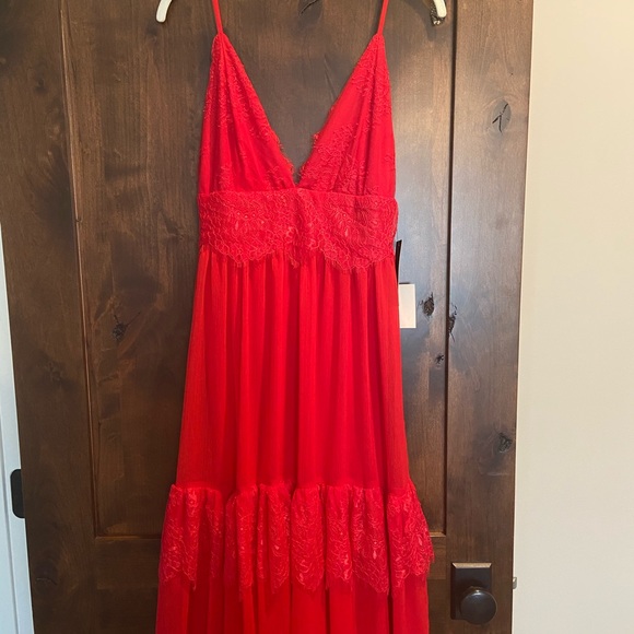 lulus dream about me prom dress | red - Picture 6 of 16